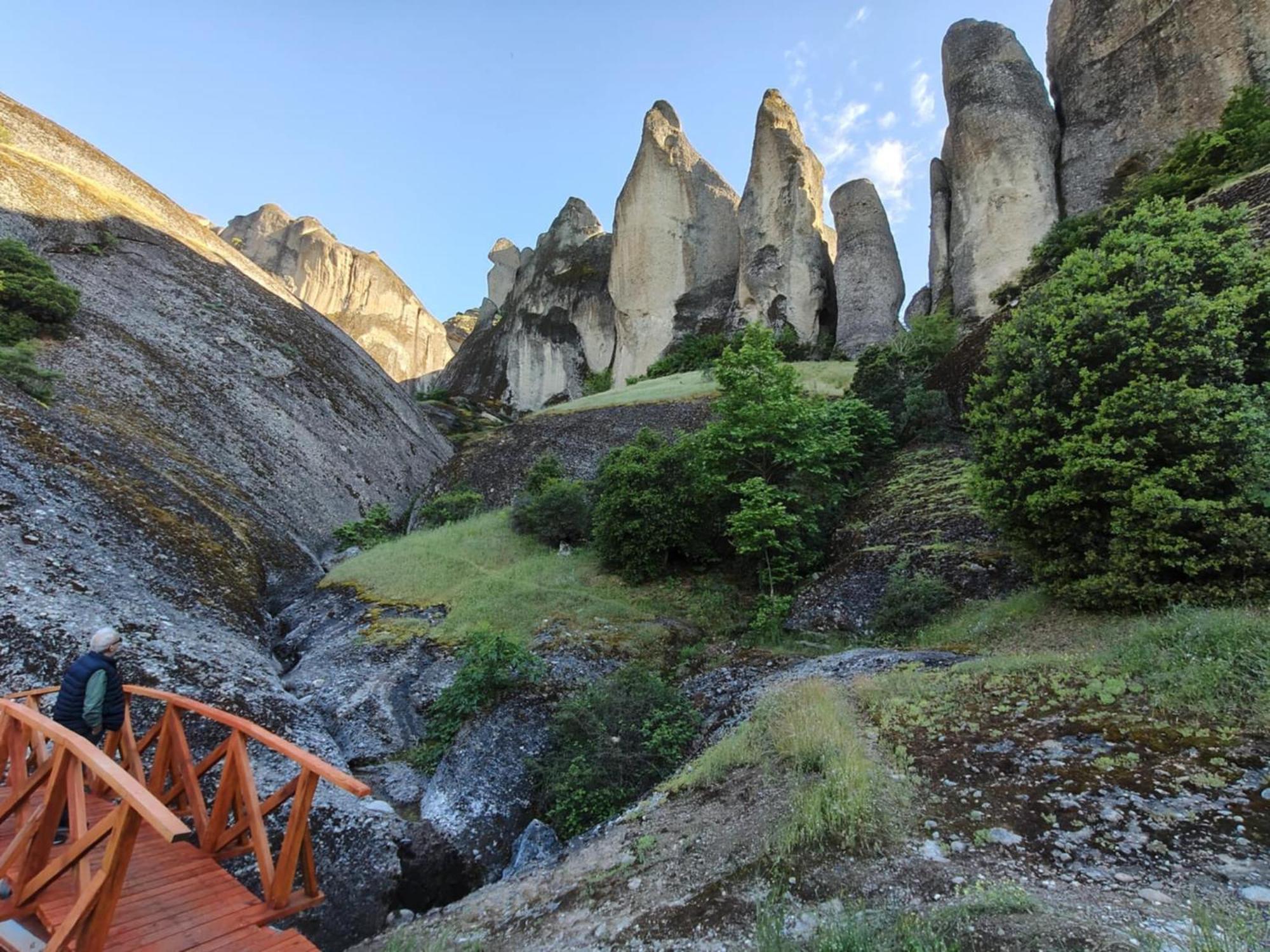 ホテル Archontiko Mesohori Meteora カランバカ エクステリア 写真